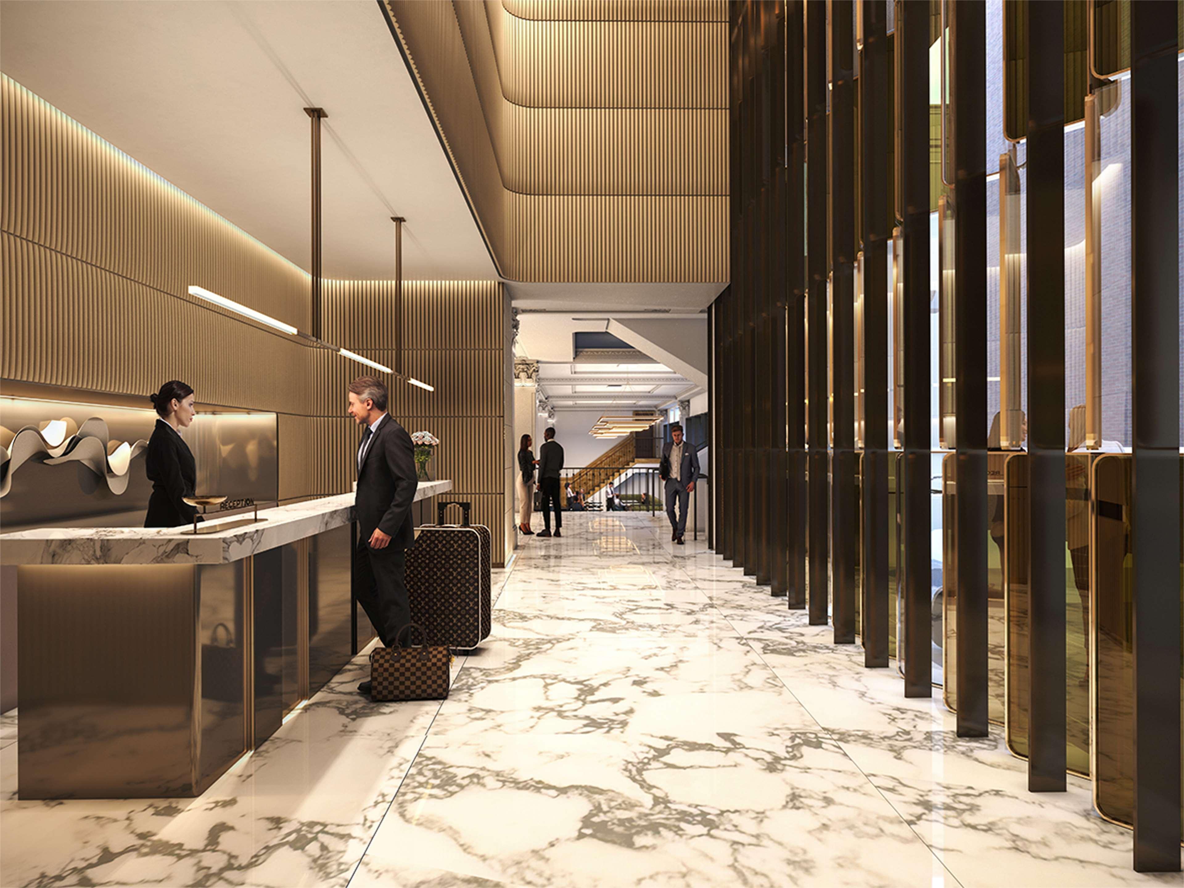 Hilton Melbourne Little Queen Street Екстериор снимка The new private suite at London Heathrow Airport
