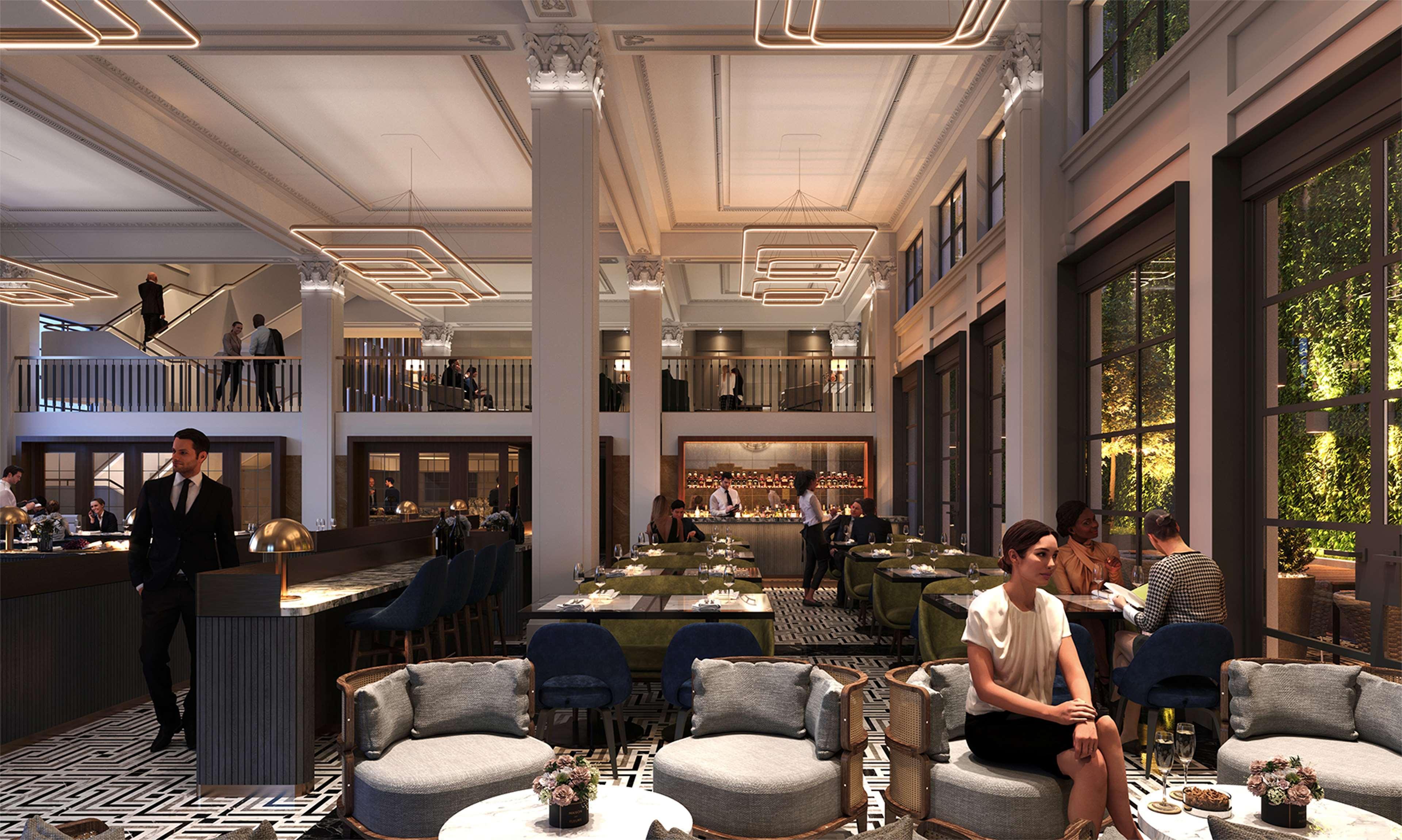 Hilton Melbourne Little Queen Street Екстериор снимка The interior of the restaurant